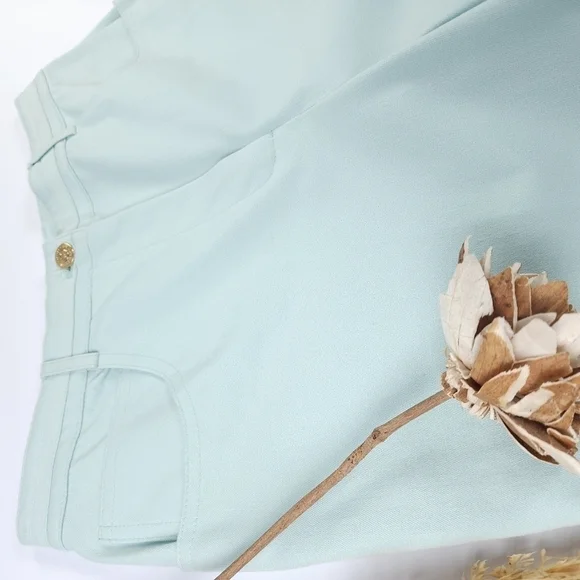 St. John Women's Light Blue Pants Sz 6 - Picture 14 of 15